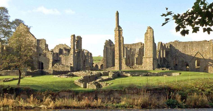 view of Finchale Priory 